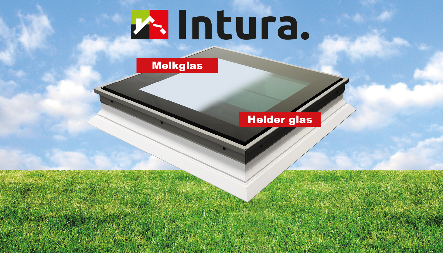 Platdakraam Intura PGX A4 met switch glas