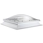 Domelite lichtkoepel met PVC Dakopstand gratis thuisbezorgd