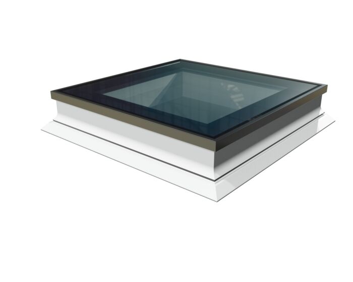 Intura platdakraam 90x90 cm compleet voor montage op het platte dak.