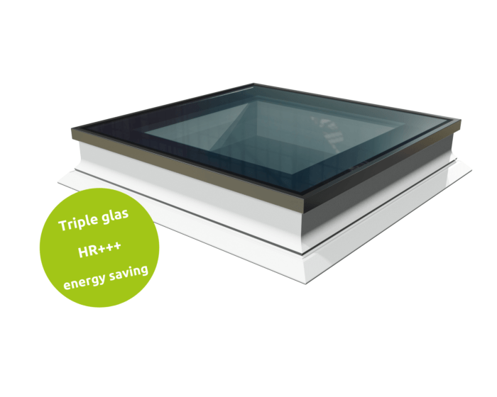 Platdakraam Intura PGX B1 triple glas super isolerend 80x80cm