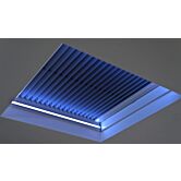 Intura platdakraam verduisterend plisse rolgordijn voor vlakke platdakramen van Intura 60x120 cm.